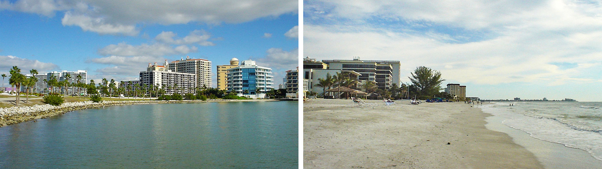 Sarasota Bay and Lido Beach